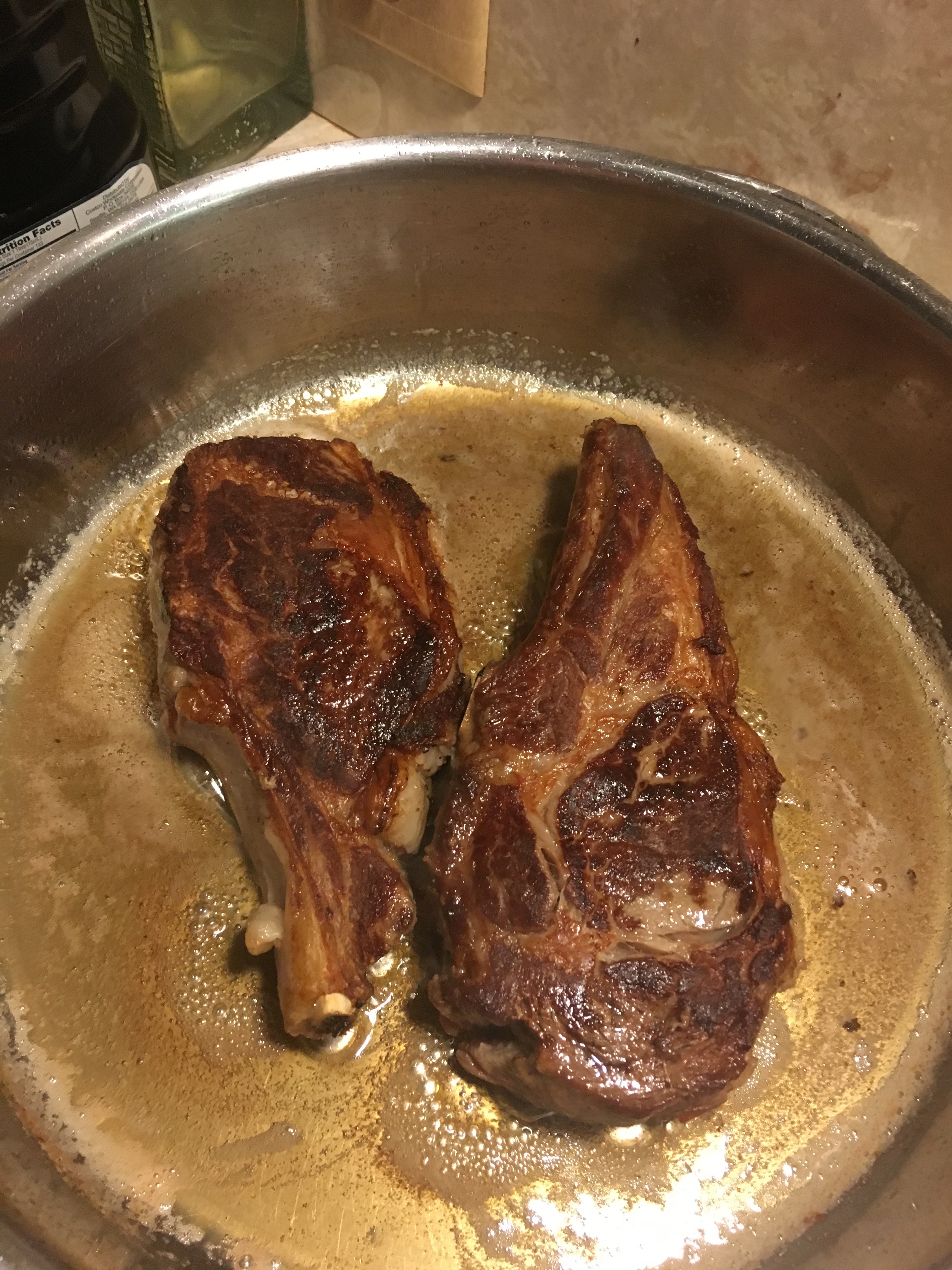 Grilled Veal Chops with Olives, Capers, and Sage